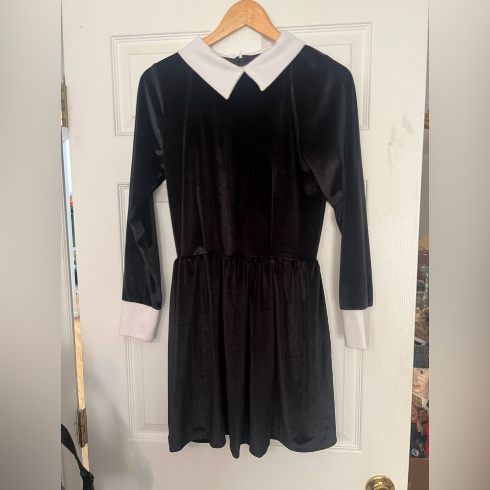 Eye candy velvet babydoll dress large